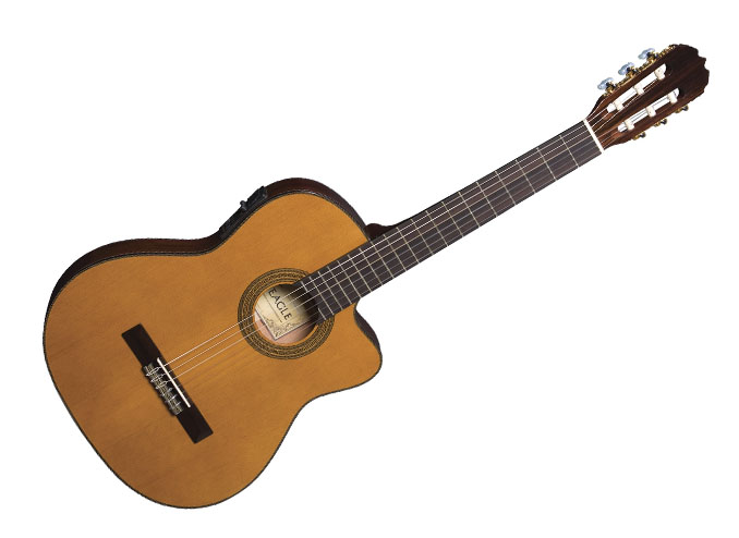 Violão Eagle CH800f Nylon Eletroacústico NT