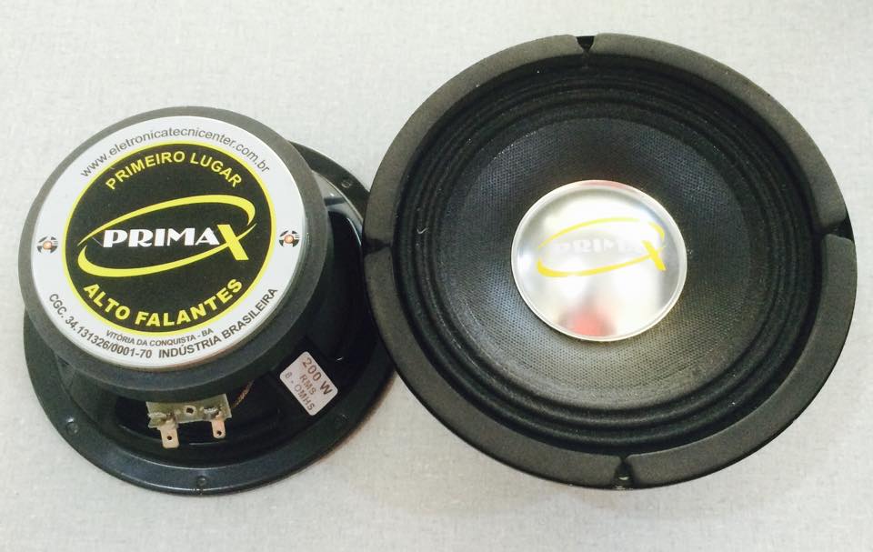 ALTO FALANTE DE 6 POLEGADAS 200W RMS