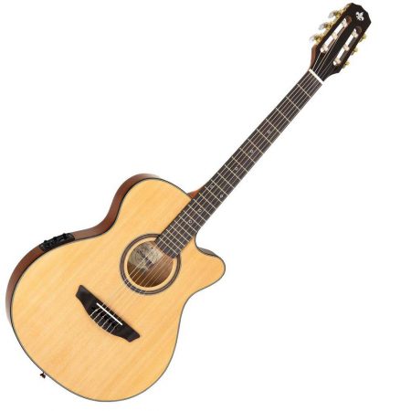 Violão Elétrico Flat Nylon Strinberg Scf-25C N Natural Brilhante