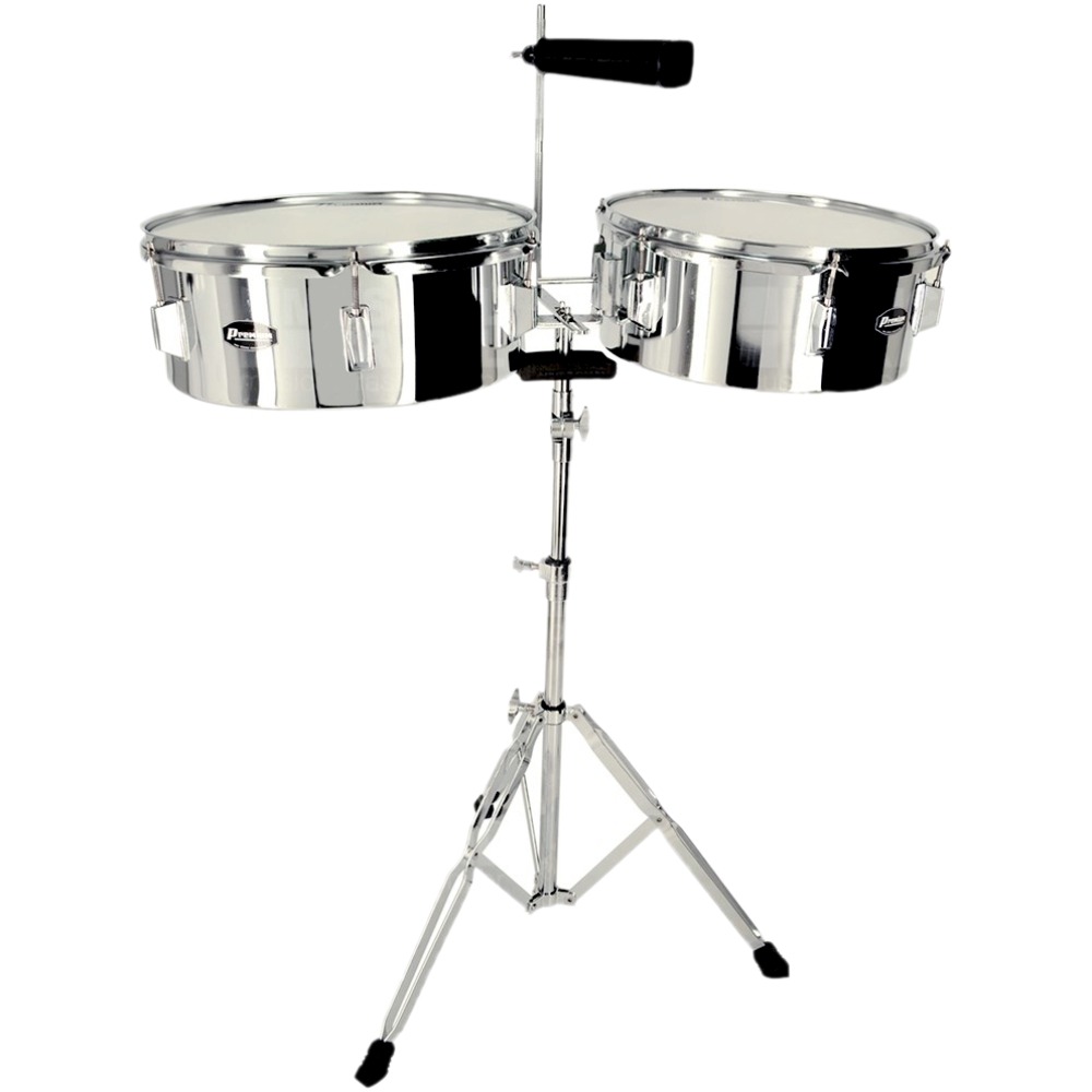 Timbale Premium Completo Estante E Cowbell